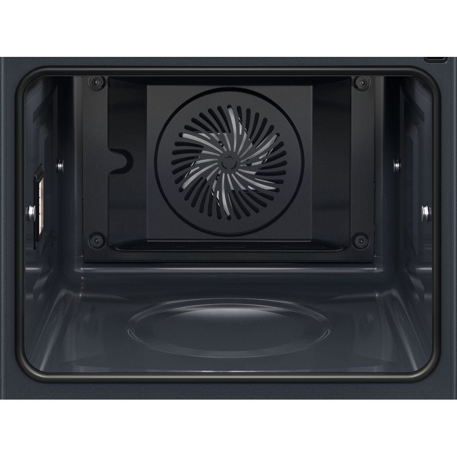 AEG 8000 Series oven cavity interior showing the fan and heating element